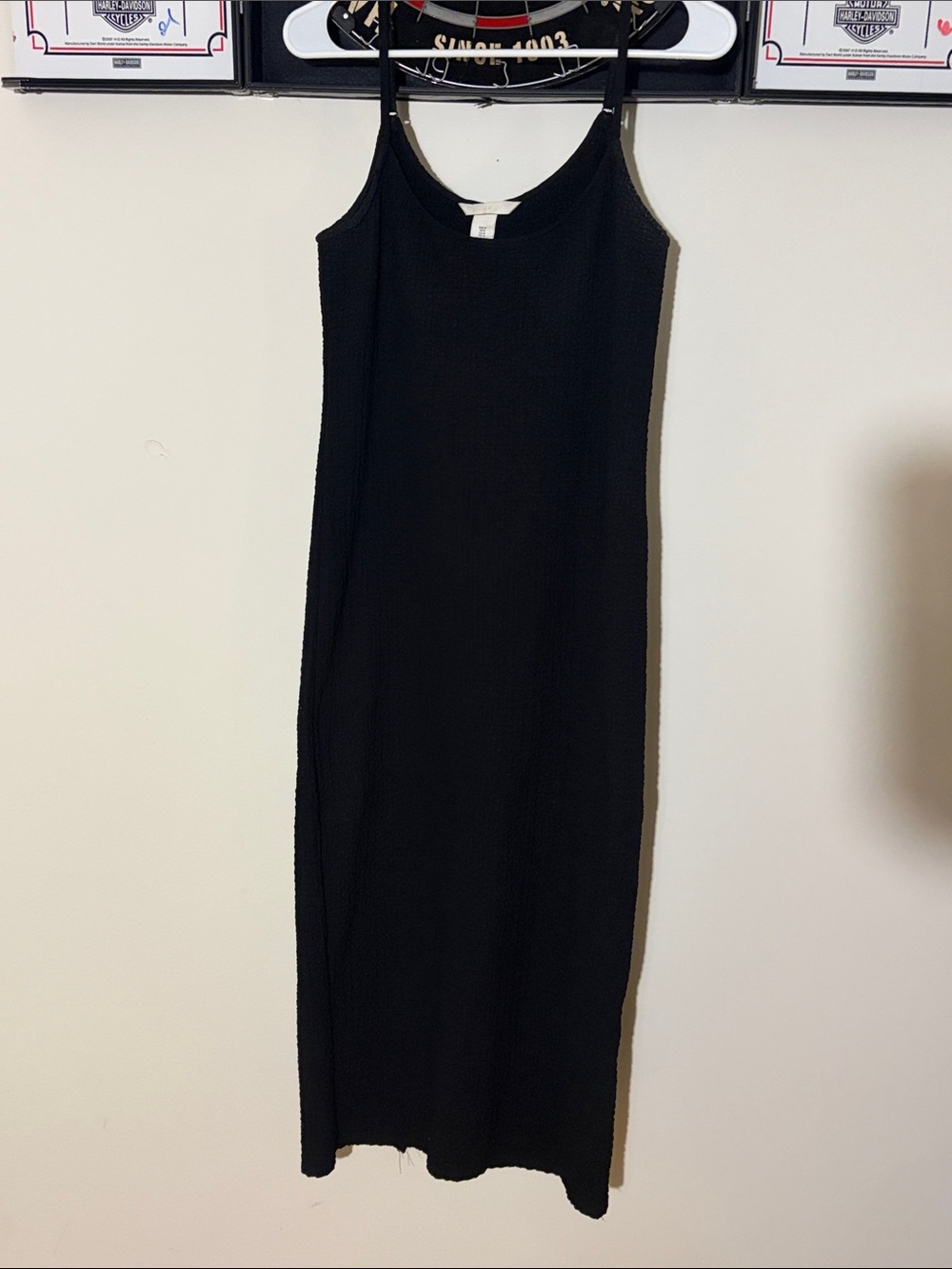 Classic Black Slip Dress - Women